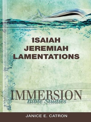 cover image of Immersion Bible Studies